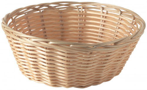 Corbeille rond beige polypropylène (pp) Ø 18 cm 6,5 cm Pro.mundi