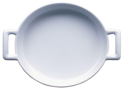Cassolette ovale blanc porcelaine culinaire 14,5x13 cm Belle Cuisine Revol