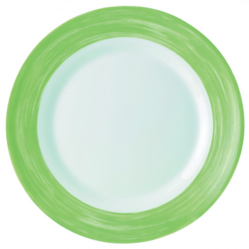 Assiette creuse rond vert verre Ø 22,5 cm Brush Arcoroc
