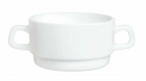 Bol rond blanc verre opal 32 cl Ø 10 cm Restaurant Arcoroc