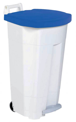 Collecteur à pédale plastique 90 L blanc Boogy Rossignol
