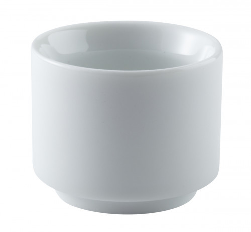 Coquetier rond blanc porcelaine Ø 5 cm Cafett