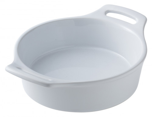 Plat rond blanc porcelaine Ø 18 cm Bistronome Pro.mundi