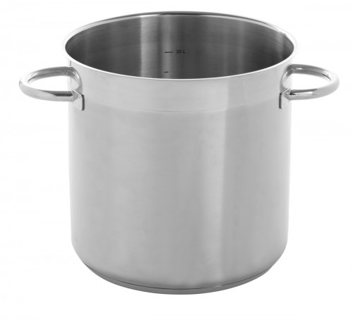 Marmite inox Sans revêtement Sans couvercle Ø 24 cm 24 cm 10 L Qualiplus Pro.cooker