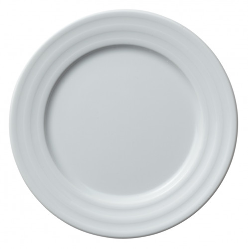 Assiette plate rond blanc porcelaine Ø 18 cm Ruby