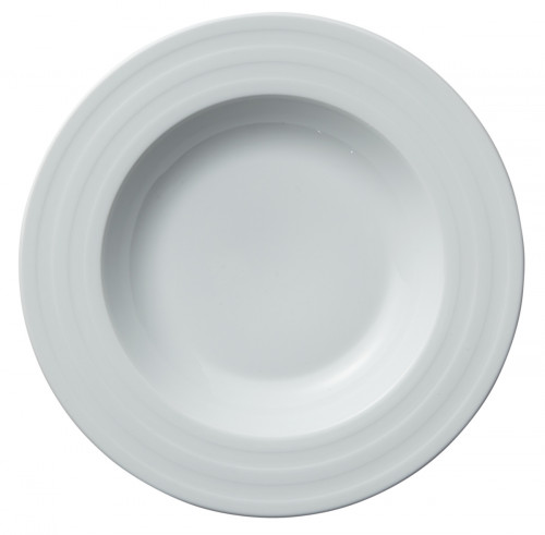 Assiette creuse rond blanc porcelaine Ø 23 cm Ruby