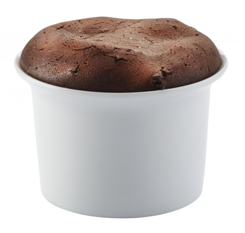 Moule à soufflé rond blanc porcelaine Ø 10 cm Prismo Pro.mundi