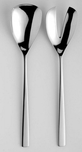 Couverts à salade inox 18/10 29,5 cm Atlantis Eternum