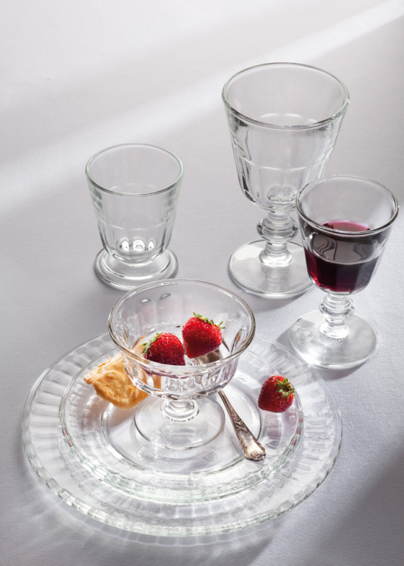 Coupe à dessert rond transparent verre pressé Ø 10,8 cm Perigord La Rochere