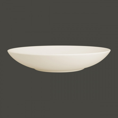 Assiette coupe creuse rond ivoire porcelaine vitrifiée Ø 23 cm Nano Rak