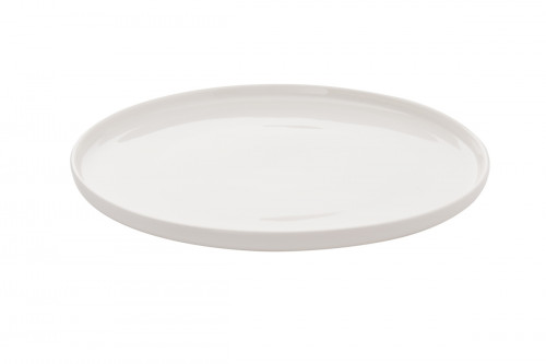 Assiette plate rond blanc porcelaine bone china Ø 25 cm Artic Accolade