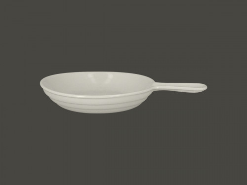 Poêlon rond blanc porcelaine vitrifiée Ø 16 cm Chefs Fusion Rak