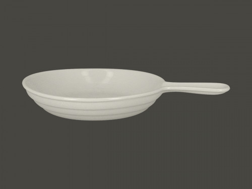 Poêlon rond blanc porcelaine vitrifiée Ø 24 cm Chefs Fusion Rak
