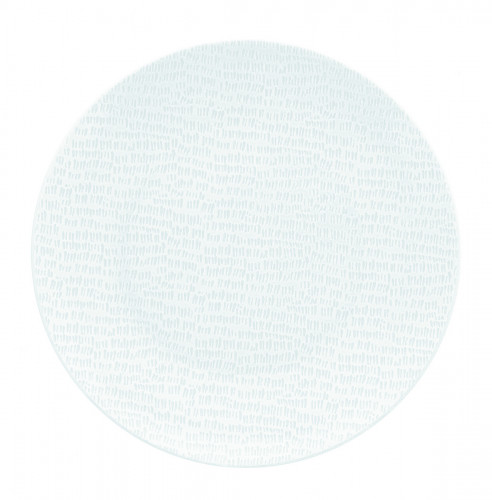 Assiette coupe plate rond blanc porcelaine vitrifiée Ø 28 cm Ripple Astera
