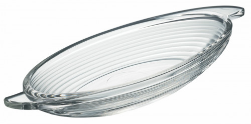 Coupe à dessert ovale transparent verre Ø 25,5 cm Bali La Rochere La Rochere