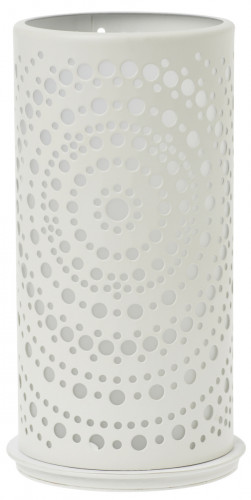 Photophore rond blanc Ø 7,5 cm 14 cm Billy Duni