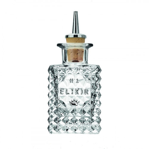 Dash bottle transparent 5,7x5,7x13,5 cm 10 cl Mixology Luigi Bormioli