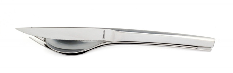 Couteau de table monobloc cranté 23,4 cm Trilogy