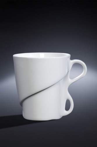 Mug rond blanc porcelaine 30 cl Ø 8,7 cm Delissea Rak