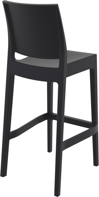 Tabouret de bar noir 108x44x51 cm Maya