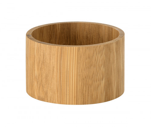 Photophore beige Ø 5,7 cm 3,3 cm Bambou Duni