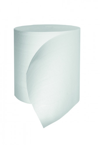 Essuie-mains blanc ouate de cellulose 165 m (6 pièces)