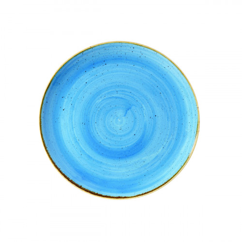 Assiette coupe plate rond Cornflower porcelaine vitrifiée Ø 28,8 cm Stonecast Churchill