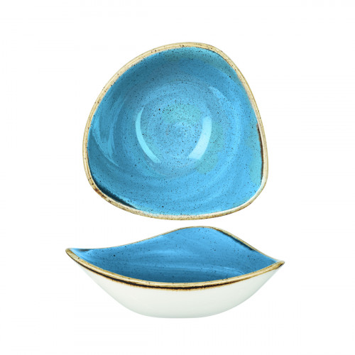 Bol triangulaire Cornflower porcelaine vitrifiée 15,3 cm Stonecast Churchill