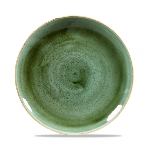 Assiette coupe plate rond Samphire porcelaine vitrifiée Ø 21,7 cm Stonecast Churchill