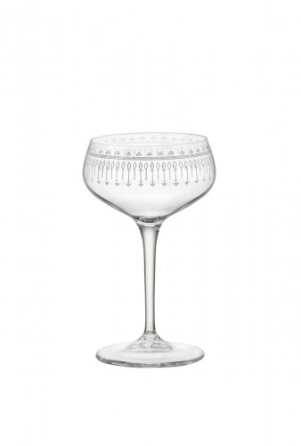 Coupe à cocktail verre 25 cl Novecento Art Deco Bormioli Rocco