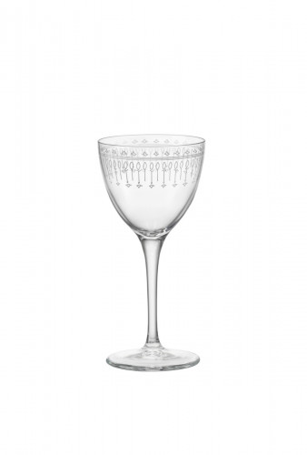 Coupe à cocktail nick and nora verre 15,5 cl Novecento Art Deco Bormioli Rocco