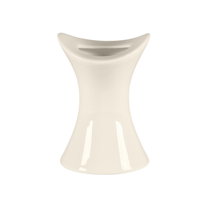 Porte cure-dents irrégulier ivoire porcelaine bone china Ø 5,6 cm Bravura Rak