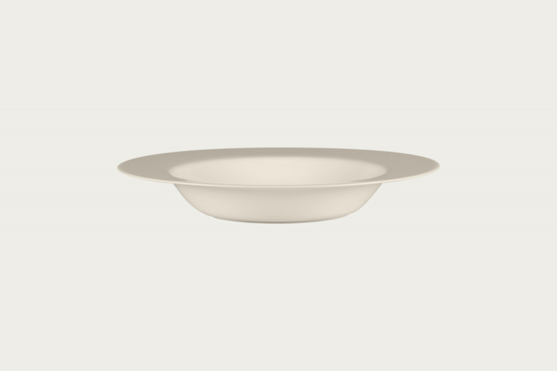 Assiette creuse rond ivoire porcelaine bone china Ø 30,9 cm Fedra Rak