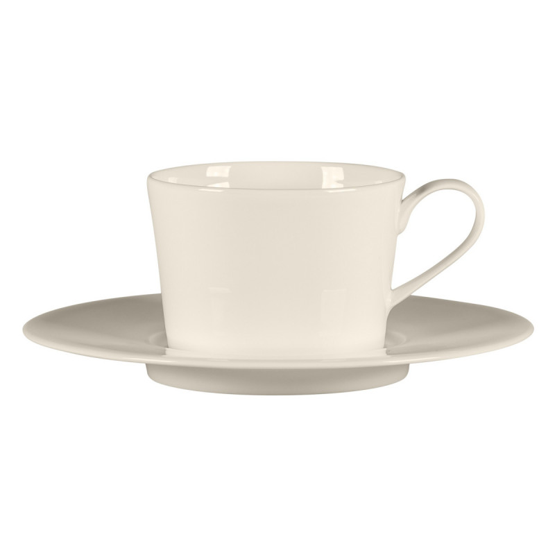 Tasse à café / thé rond ivoire porcelaine bone china 23,7 cl Ø 8,9 cm Fedra Rak