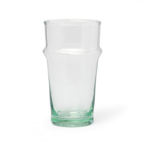 Gobelet beldi transparent en verre recyclé Ø 6 cm 11,5 cm Lily Pro.mundi