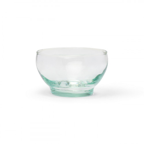 Coupe dessert transparent en verre recyclé Ø 11 cm 7 cm Lily Pro.mundi