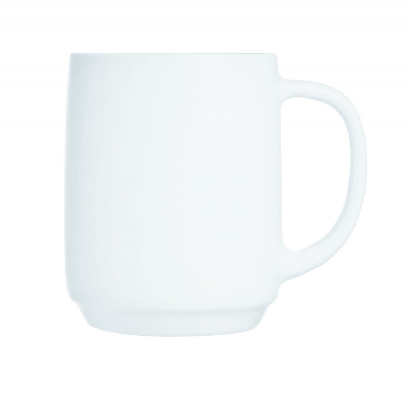 Mug rond blanc verre 29 cl Ø 10,9 cm Intensity Baril Arcoroc