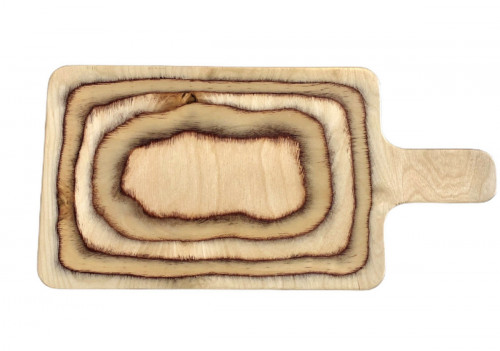 Planche rectangulaire bouleau en bouleau 40x20x1,5 cm De La Roca