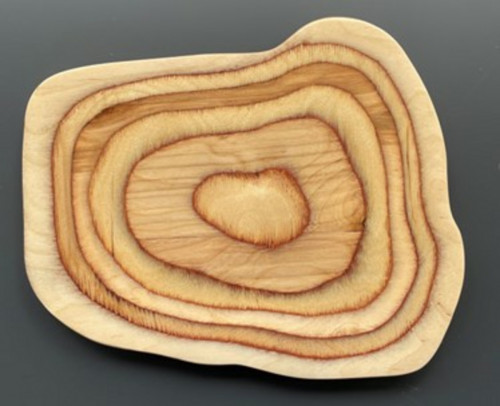 Planche irrégulier bouleau en bouleau 40x35x1,5 cm De La Roca