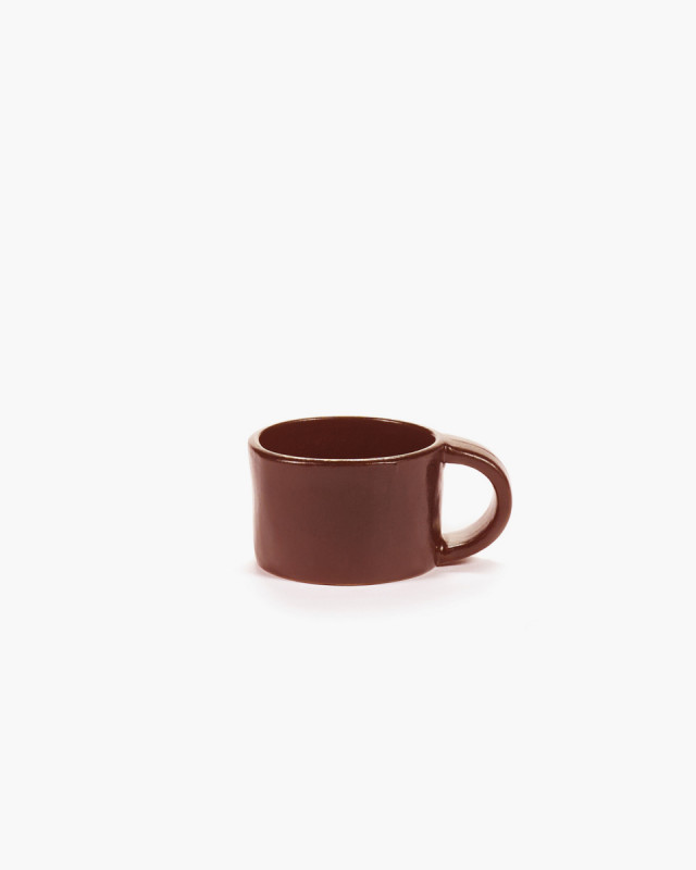 Tasse à ristretto rond Venetian red grès 6 cl 7,5 cm La Mère Serax