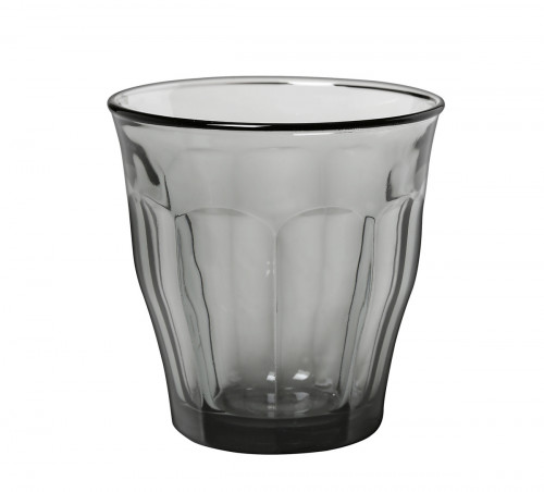 Gobelet forme basse gris verre trempé 25 cl Picardie Duralex