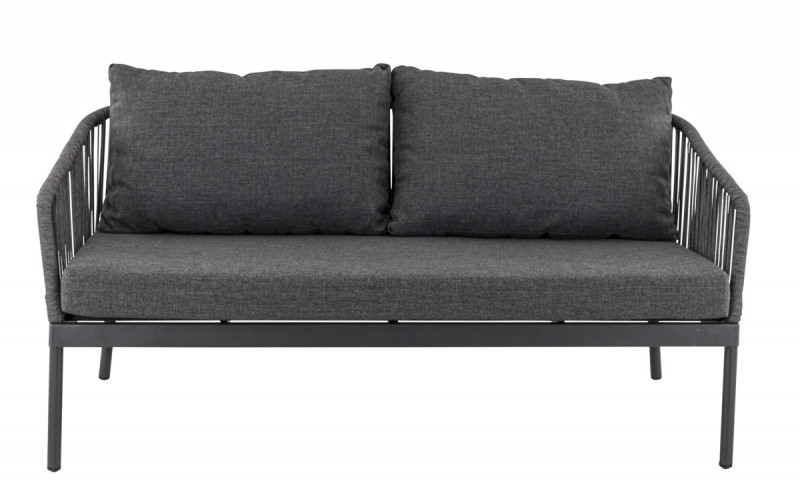 Set sofa de terrasse gris anthracite Cadix