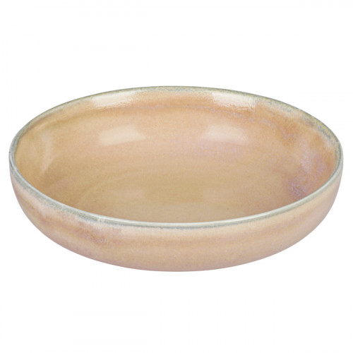 Assiette bowl rond rose porcelaine vitrifiée Ø 15 cm Rosy Astera