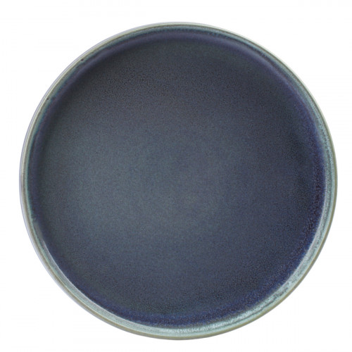 Assiette coupe plate rond nacre porcelaine vitrifiée Ø 27 cm Lilac Astera