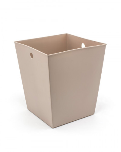 Corbeille beige 24x24x27 cm Liner Foh