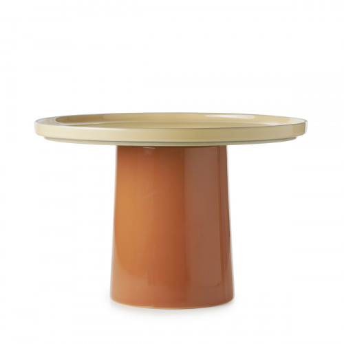 Présentoir à pâtisserie porcelaine culinaire muscade Ø 30 cm 20 cm Caractère Revol