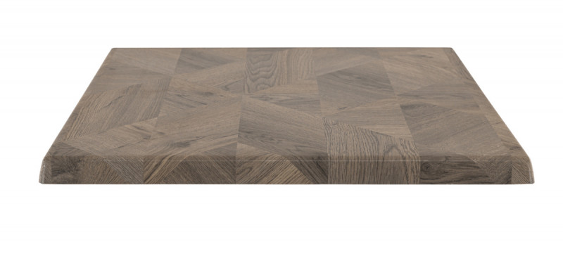 Plateau de table marron 70x70x3,2 cm Werzalit Flexmob