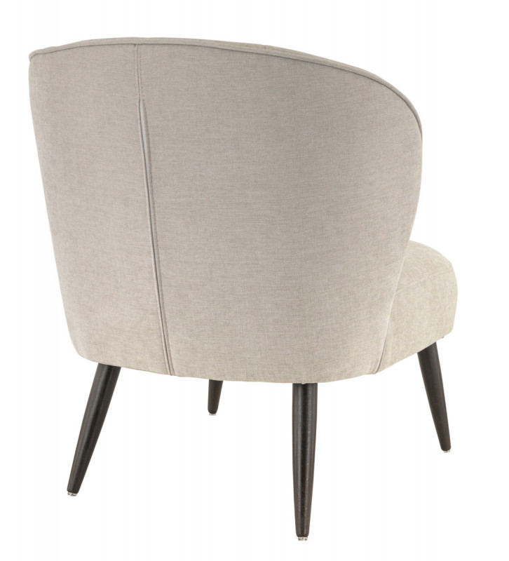 Fauteuil beige 78x70x72 cm Clothilde