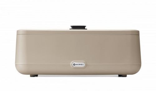 Chafing dish rectangulaire beige 12,5 L Hendi