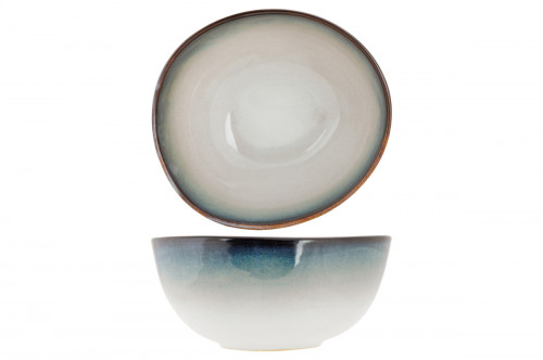 Bol ovale blanc porcelaine 15,8 cm Akoya Proof